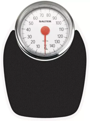 ميزان الوزن لوزن الجسم ميزان حمام سالتر 150 كجم أسود SALTER 195WHKR