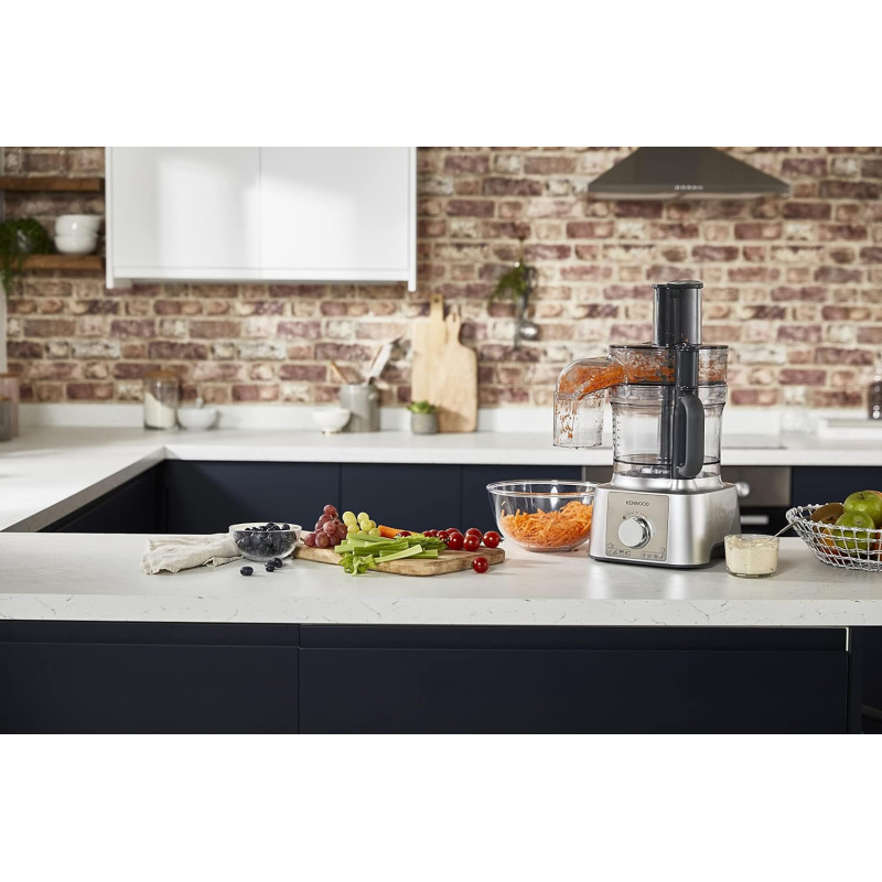 كيتشن ماشين كينوود 1000 وات FDP65.880SI استانلس KENWOOD كيتشن ماشين كينوود 1000 وات FDP65.880SI استانلس KENWOOD