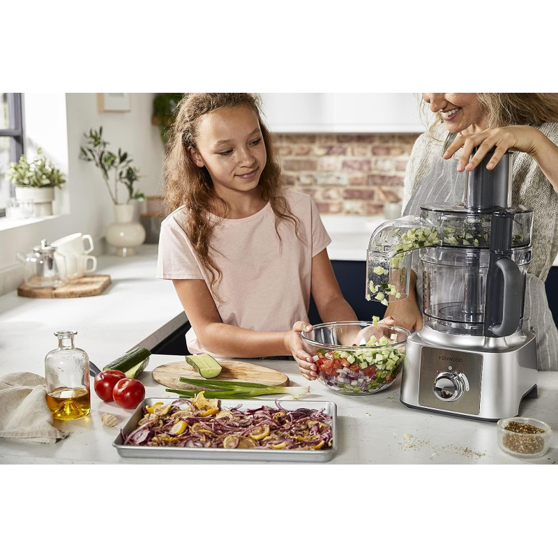 كيتشن ماشين كينوود 1000 وات FDP65.880SI استانلس KENWOOD كيتشن ماشين كينوود 1000 وات FDP65.880SI استانلس KENWOOD
