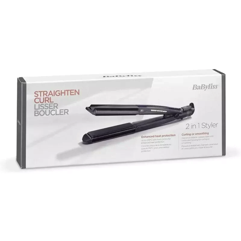 مكواة شعر بيبي ليس 2 في 1 ليس و كيرلي ديجيتال BaByLiss REF.ST330E