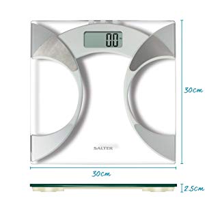 ssalter electronic digital bathroom scale sleek and simple