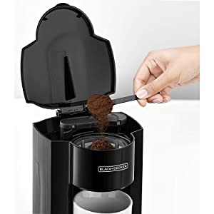 Black+Decker 350W 1 Cup Coffee Maker/Coffee Machine