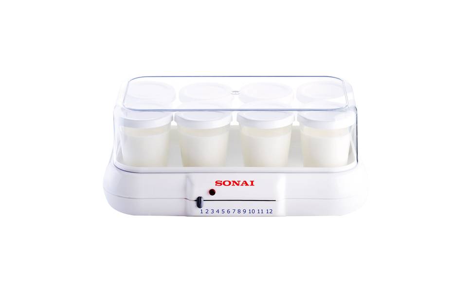 Sonai MAR-1008 Yogurt Maker, 8 Cups - White
