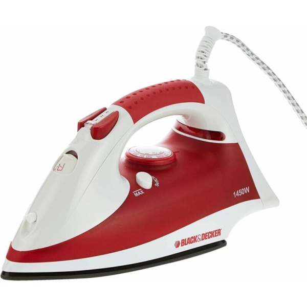 مكواة بخار بلاك اند ديكر 1450 وات BLACK DECKER X750R-B5