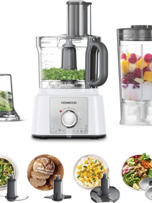 كيتشن ماشين كينوود 1000 وات FDP65.400WH ابيض KENWOOD