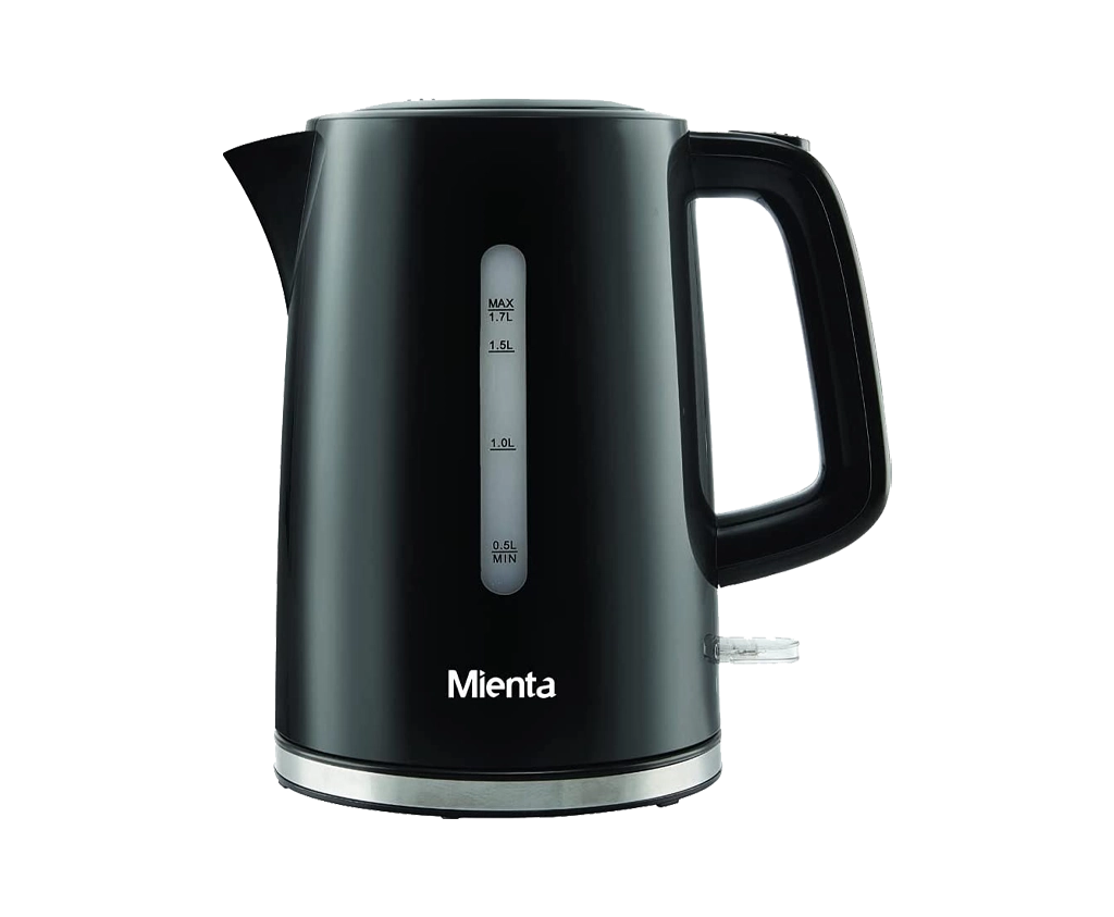 Appliance eg Mienta Kettle 1.7 L 2200 W Plastic Black EK201620A