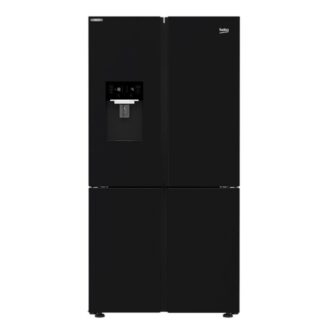 ثلاجة بيكو 4 باب 22 قدم GNE134626B اسود 626 لتر