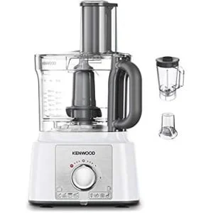 Kenwood Food Processor, 1000W, 3L Bowl, 1.5L Blender, White - OWFDP65.400WH