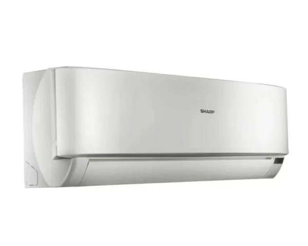 sharp split air conditioner 2 25hp cool heat turbo cool white ay a18yse side scaled | ابلاينس | Appliance