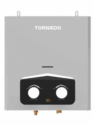 سخان غاز تورنيدو 6 لتر GH-MP6SN-S ديجيتال سيلفر TORNADO