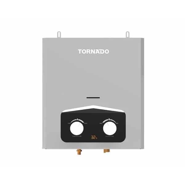 سخان غاز تورنيدو 6 لتر GH-MP6SN-S ديجيتال سيلفر TORNADO