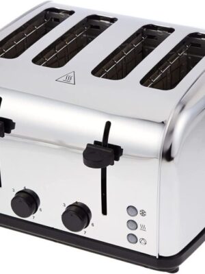 توستر بلاك اند ديكر ET304 استانلس 4 شريحة 1800 وات
