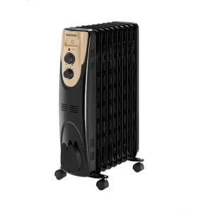 دفاية زيت بلاك اند ديكر 9 ريشة OR090D اسود 2000 وات