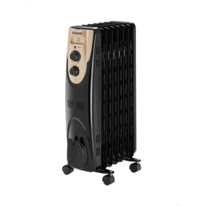 دفاية زيت بلاك اند ديكر 7 ريشة OR070D اسود 1500 وات