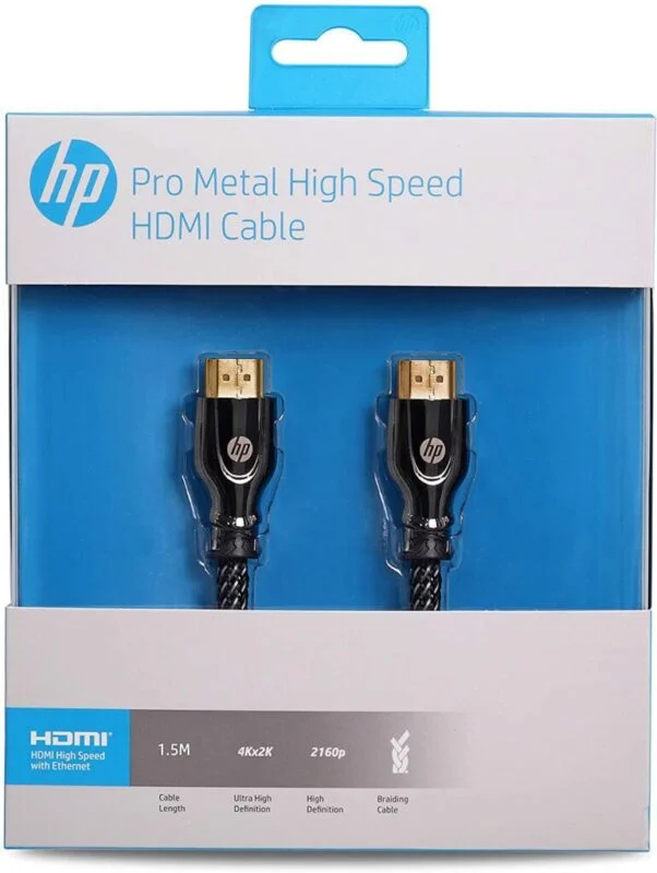 كابل hdmi 4k HP CABLE 1.5M - HP026GBBLK1.5TW
