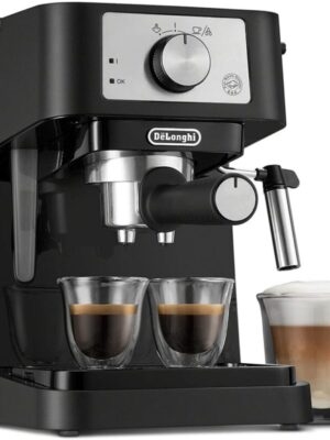 ماكينة قهوة اسبريسو وكابتشينو ديلونجي EC260.BK اسود