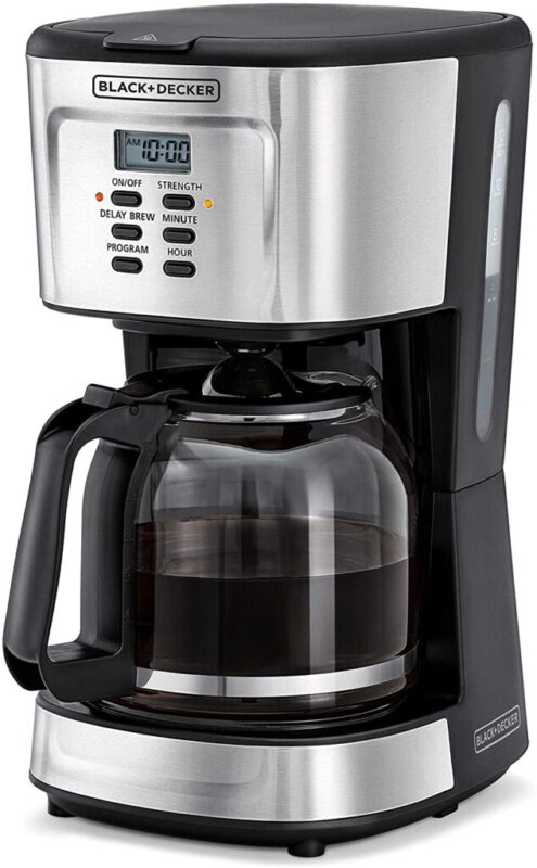 ماكينة قهوة اسبريسو بلاك أند ديكر DCM85 ديجيتال 12 فنجان