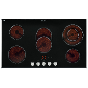 بوتاجاز مسطح بلت ان البا كهرباء 90 سم سيراميك Elba 077-477