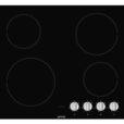 مسطح Gorenje EC641BSC كهرباء 60 سم زجاج سيراميك أسود 4 عيون بمفاتيح تحكم جانبية