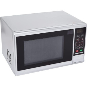 ميكروويف بلاك اند ديكر 30 لتر سيلفر بشواية ديجيتال BLACK DECKER MZ3000PG