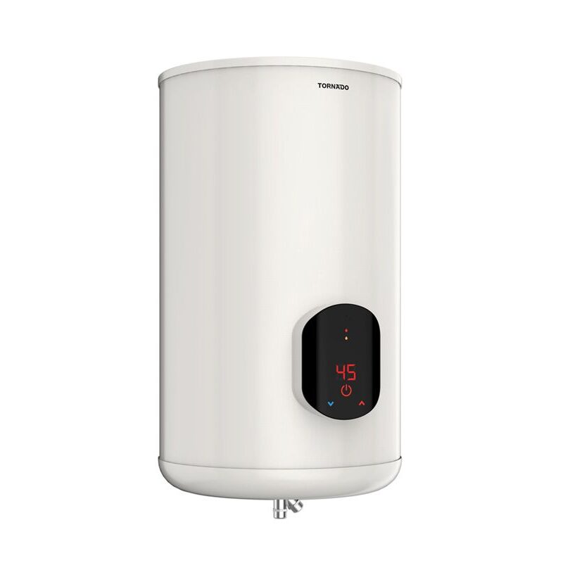 tornado-electric-water-heater-65-litre-in-off-white-color-with-digital-screen-ewh-s65cse-f-side tornado-electric-water-heater-65-litre-in-off-white-color-with-digital-screen-ewh-s65cse-f-side