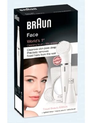 قلم براون ازالة شعر الوجه و تنظيف البشرة FACE840 BRAUN
