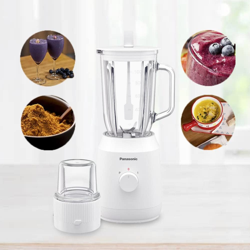 خلاط باناسونيك زجاج 400 وات بالمطحنة MX-EX1081W PANASONIC خلاط باناسونيك زجاج 400 وات بالمطحنة MX-EX1081W PANASONIC