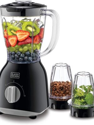 خلاط بلاك أند ديكر 1لتر 2 مطحنة BX365E-B5 BLACK&DECKER