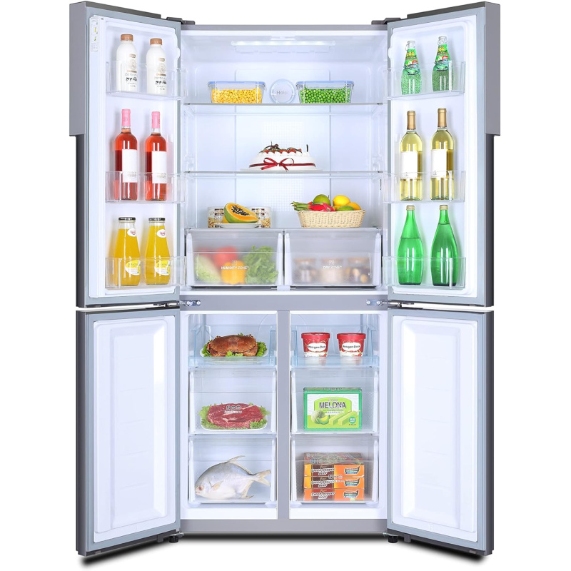 ثلاجة هاير 4 باب سيلفر 502 لتر HRF-530TDPD HAIER ثلاجة هاير 4 باب سيلفر 502 لتر HRF-530TDPD HAIER