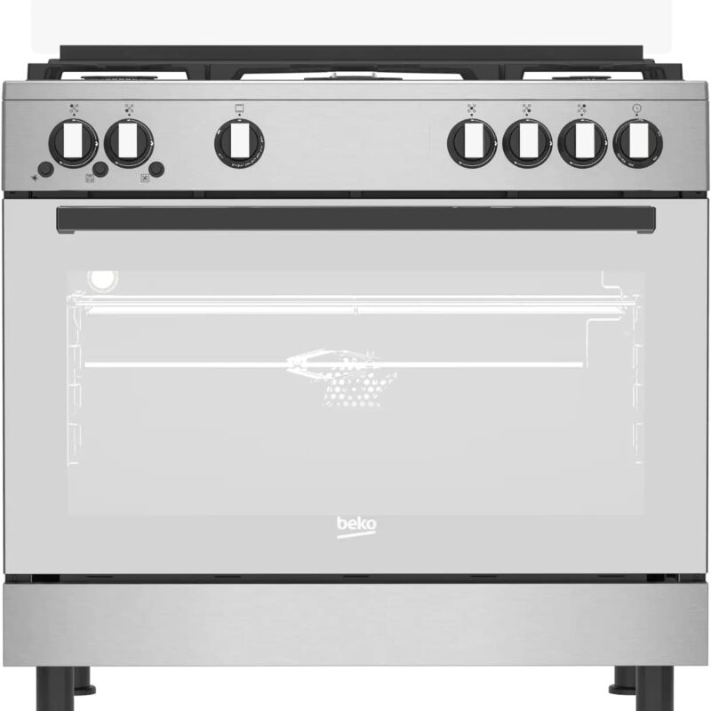 بوتاجاز بيكو 5 شعلة 90 سم GGR 15115 DX NS Beko بوتاجاز بيكو 5 شعلة 90 سم GGR 15115 DX NS Beko