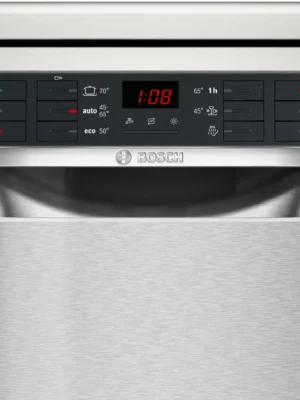 غسالة اطباق بوش 12 فرد فضى ديجيتال BOSCH SMS46JI01V