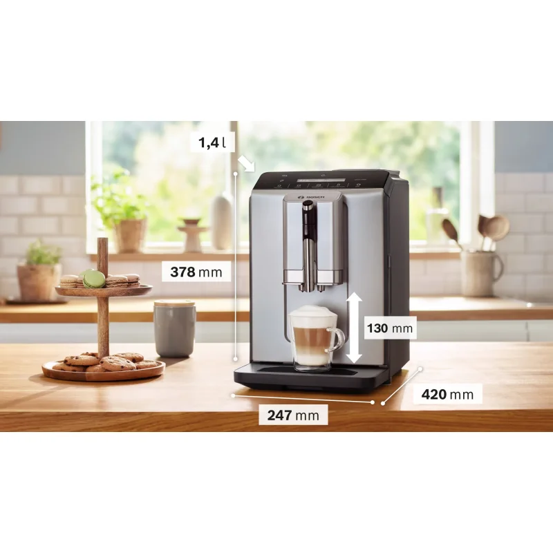 ماكينة قهوة اسبريسو وكابتشينو اتوماتيك بوش بالمطحنة TIE20301 bosch ماكينة قهوة اسبريسو وكابتشينو اتوماتيك بوش بالمطحنة TIE20301 bosch