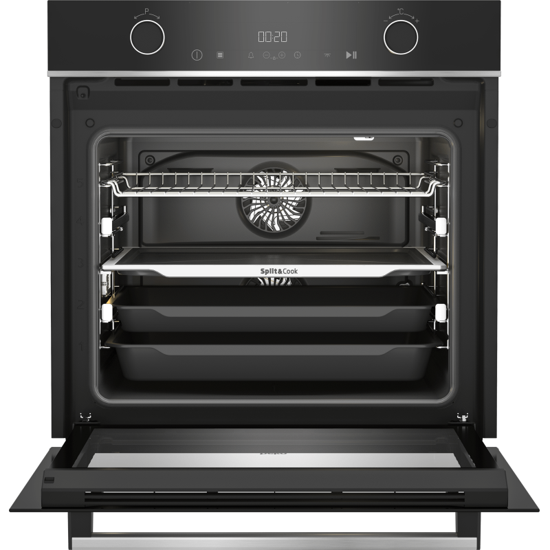 فرن كهرباء بيكو 60 سم ثلاثى الأبعاد بالمروحة BBVM13400XDS BEKO فرن كهرباء بيكو 60 سم ثلاثى الأبعاد بالمروحة BBVM13400XDS BEKO