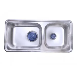 حوض مطبخ استانلس كورى بحلتين بيورتي Purity ISD 1000