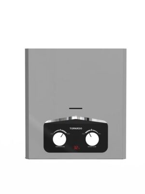 سخان غاز تورنيدو 6 لتر GH-MP6SN-S ديجيتال سيلفر TORNADO