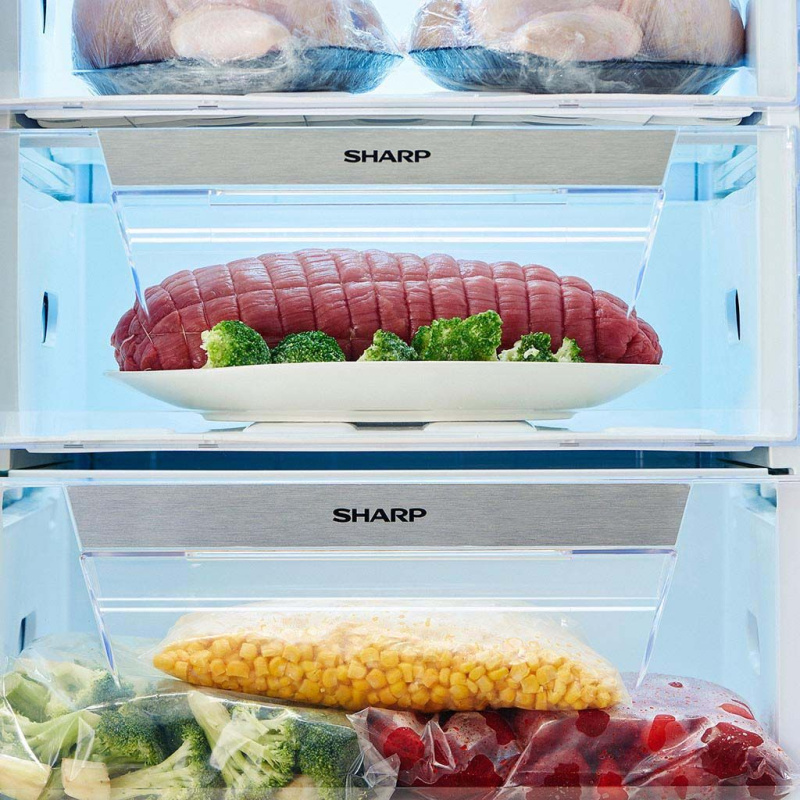 ديب فريزر شارب انفرتر ديجيتال نوفروست 6 درج 250 لتر استانلس FJ-EC23(ST) sharp ديب فريزر شارب انفرتر ديجيتال نوفروست 6 درج 250 لتر استانلس FJ-EC23(ST) sharp