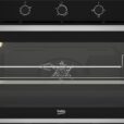 فرن غاز بيكو 90 سم غاز*غاز بالمروحة أسود BBWHT12104BS BEKO