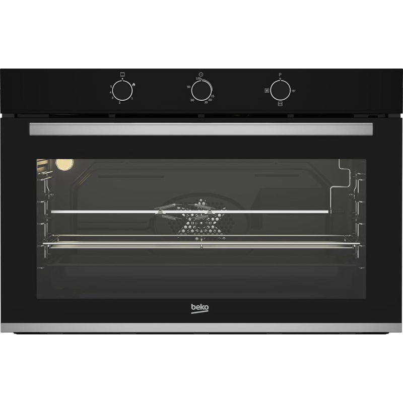 فرن غاز بيكو 90 سم غاز*غاز بالمروحة أسود BBWHT12104BS BEKO فرن غاز بيكو 90 سم غاز*غاز بالمروحة أسود BBWHT12104BS BEKO