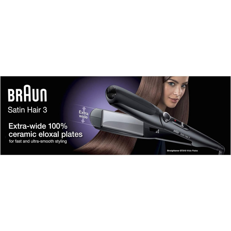 مكواة شعر براون ساتين هير 3 ST310 BRAUN مكواة شعر براون ساتين هير 3 ST310 BRAUN