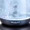 غلاية مياة سوناى 1.7 لتر كلاسيك 2200 وات زجاج اضائة ليد MAR-3752 sonai