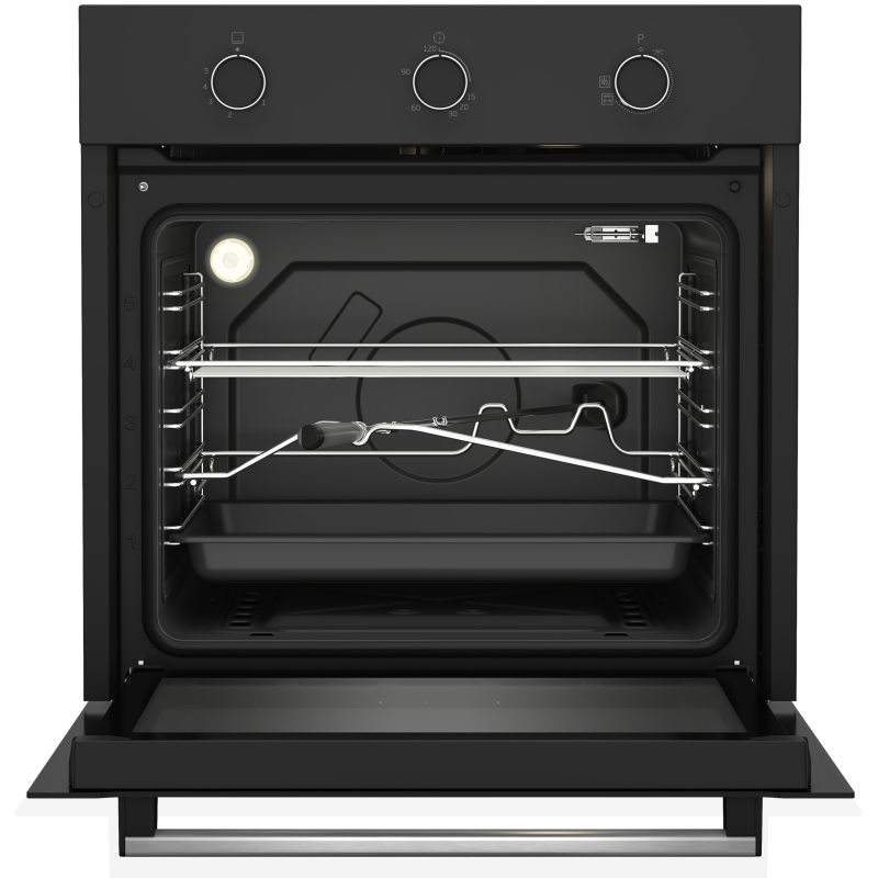 فرن بلت ان بيكو 60 سم غاز مروحة أسود BBIH12100BC Beko فرن بلت ان بيكو 60 سم غاز مروحة أسود BBIH12100BC Beko