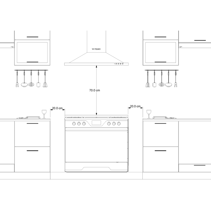 شفاط بلت إن فريش - 90 سم كلاسيك إستانلس ستيل 500015907 شفاط بلت إن فريش - 90 سم كلاسيك إستانلس ستيل 500015907