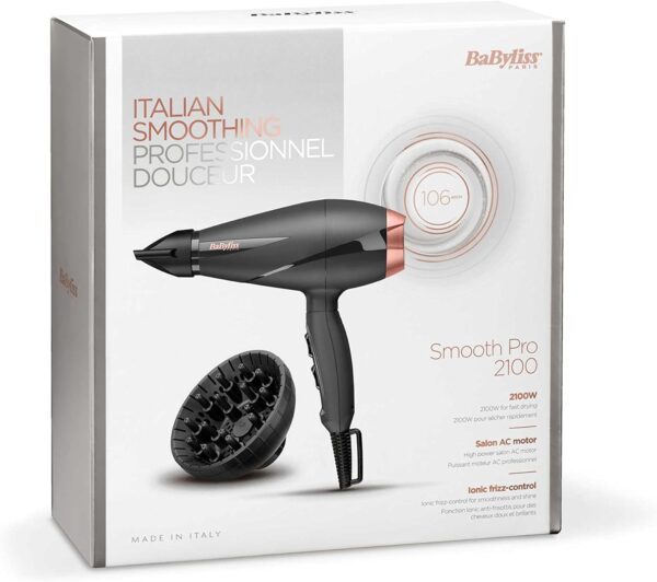 سيشوار بيبليس 2100 وات أيطالى Ref.6709DE BaByliss