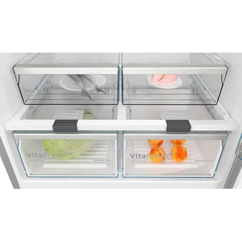 ثلاجة بوش 641 لتر ستانلس ستيل KDN86AI3E9 BOSCH ثلاجة بوش 641 لتر ستانلس ستيل KDN86AI3E9 BOSCH