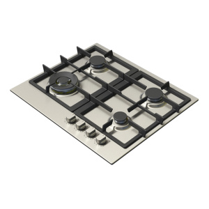 بوتاجاز مسطح بلت ان كيتشن لاين غاز 60 سم استانلس ستيل Kitchen line IJ4VRSMSG0XS