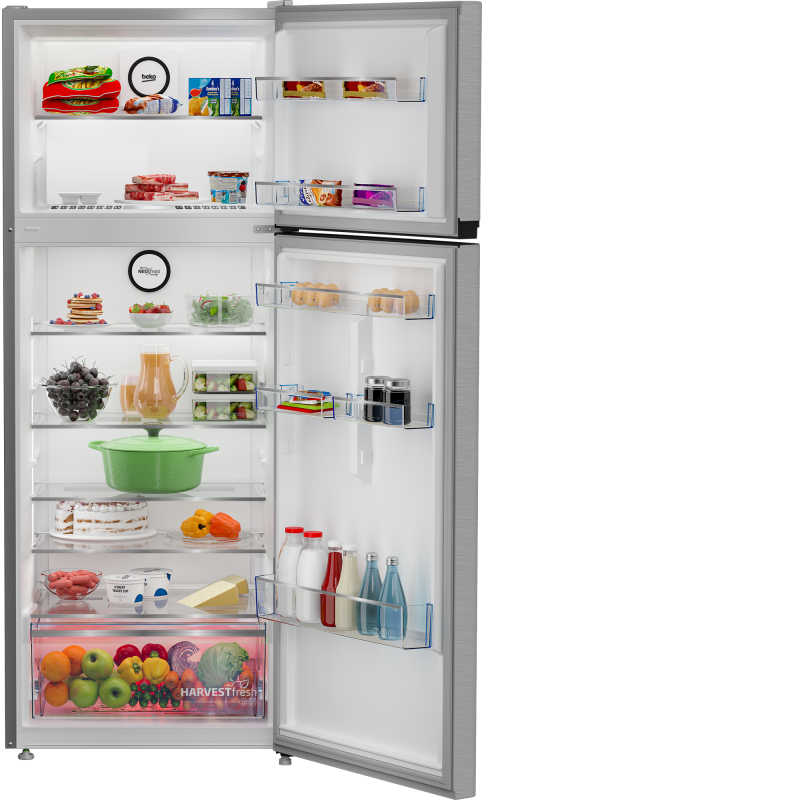 ثلاجة بيكو 450 لتر نوفروست أنفرتر 2 باب استالس RDNE455M20XBIEG beko ثلاجة بيكو 450 لتر نوفروست أنفرتر 2 باب استالس RDNE455M20XBIEG beko