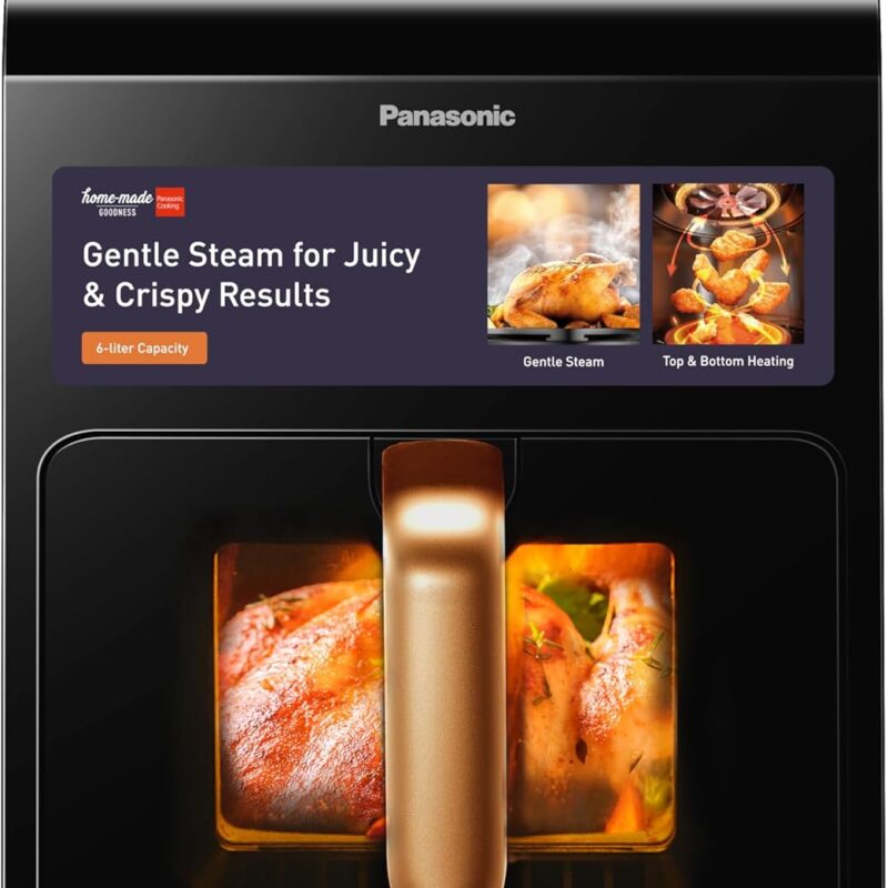 قلاية هوائية باناسونيك 6 لتر بخار تسخين علوي وسفلي NF-CC600AUA panasonic