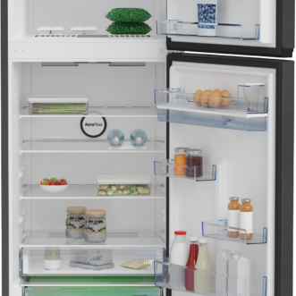 ثلاجة بيكو 477 لتر نوفروست أنفرتر 2 باب اسود B3RDNE500LXBR beko