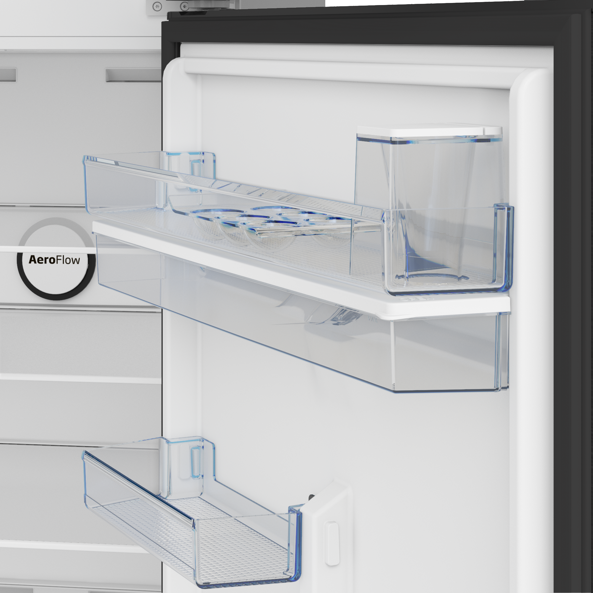 ثلاجة بيكو 477 لتر نوفروست أنفرتر 2 باب اسود B3RDNE500LXBR beko ثلاجة بيكو 477 لتر نوفروست أنفرتر 2 باب اسود B3RDNE500LXBR beko