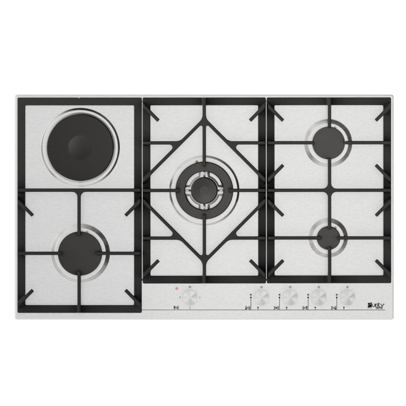 مسطح بيورتى 4 عين غاز + عين كهرباء حوامل ثقيلة HPT909ES purity